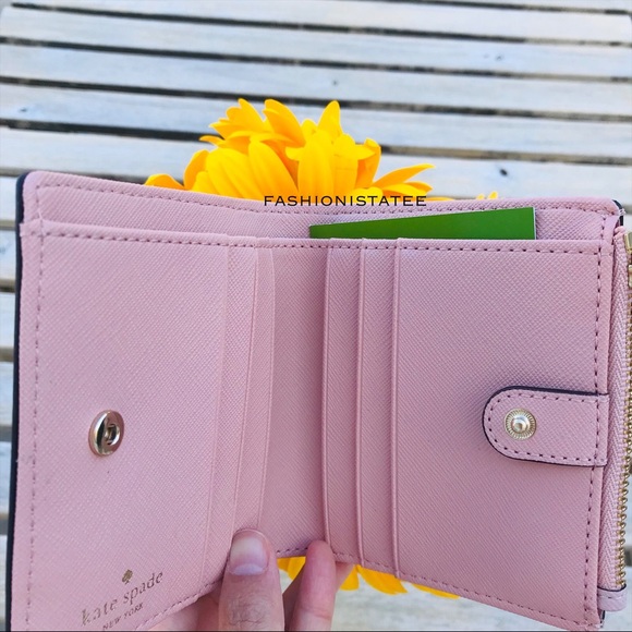 Kate spade flamingo by the pool zip bifold wallet - Picture 5 of 8